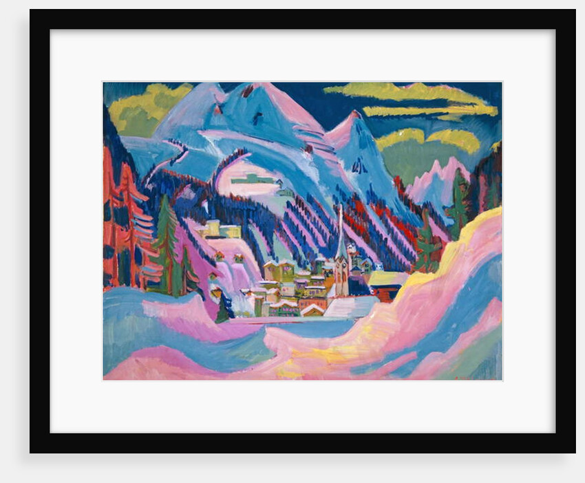 Davos in Winter, 1923 by Ernst Ludwig Kirchner