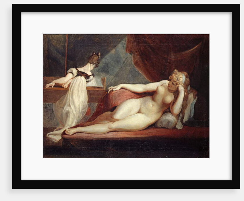 Reclining Nude and Woman at the Piano, 1799-1800 by Henry Fuseli