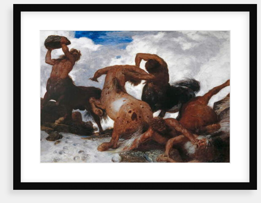 Battle of the Centaurs, 1872-73 by Arnold Bocklin