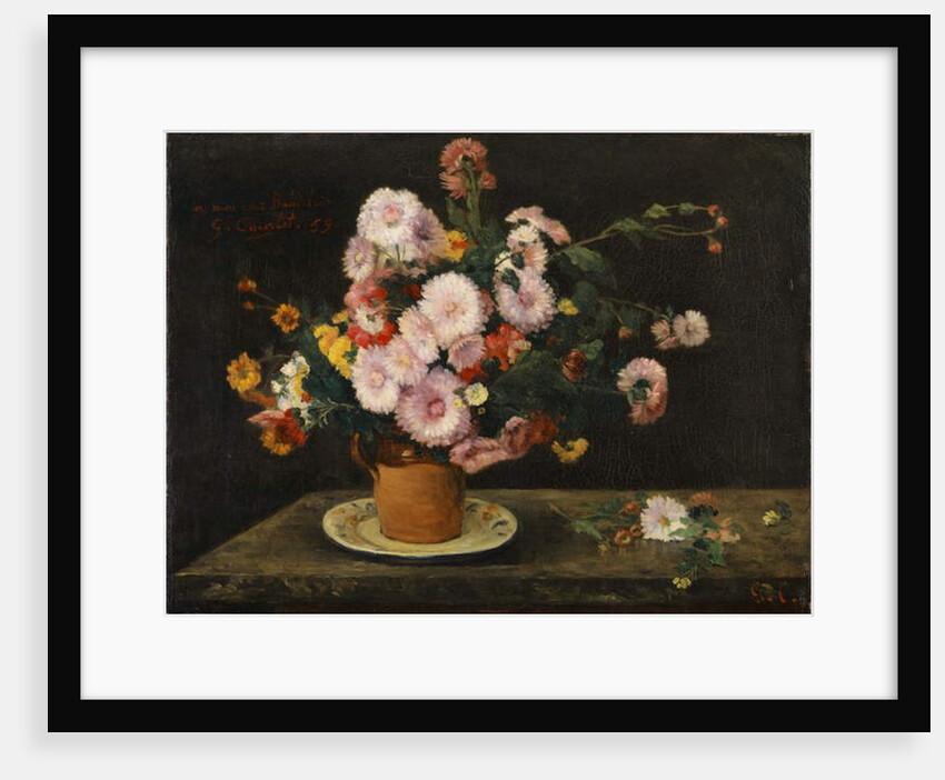 Bouquet of Asters, 1859 by Gustave Courbet