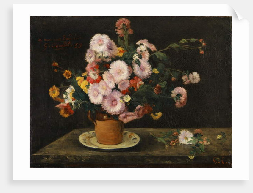 Bouquet of Asters, 1859 by Gustave Courbet