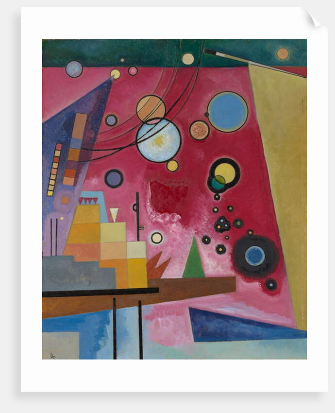 Heavy Red, 1924 by Wassily Kandinsky