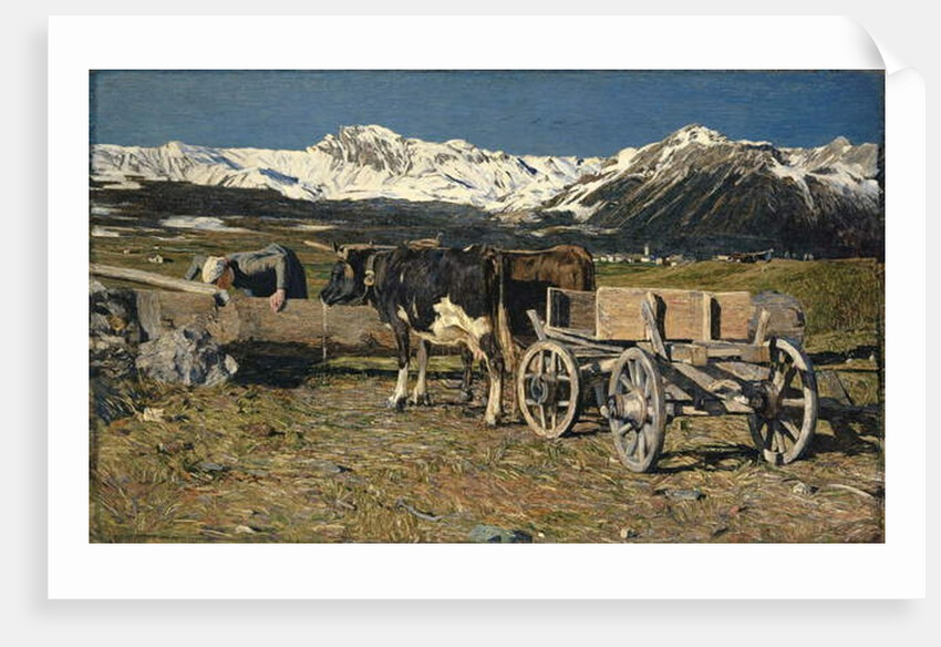 At the Watering Place, 1888 by Giovanni Segantini