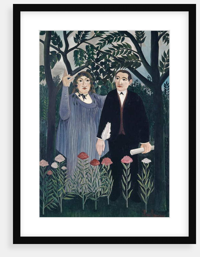 The Muse Inspiring the Poet, 1909 by Henri J.F. Rousseau