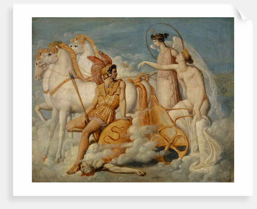 Venus, Injured by Diomedes, Returns to Olympus, c.1803 by Jean Auguste Dominique Ingres
