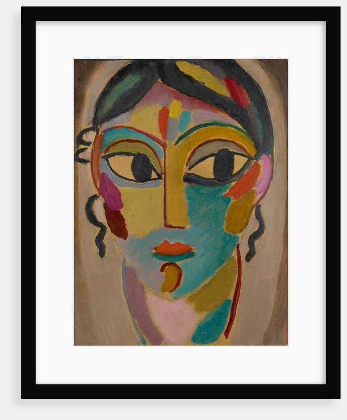 Mystical Head: Head of a Girl, 1918 by Alexej von Jawlensky