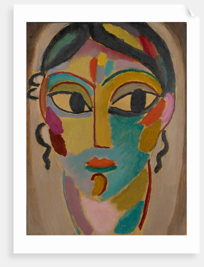 Mystical Head: Head of a Girl, 1918 by Alexej von Jawlensky