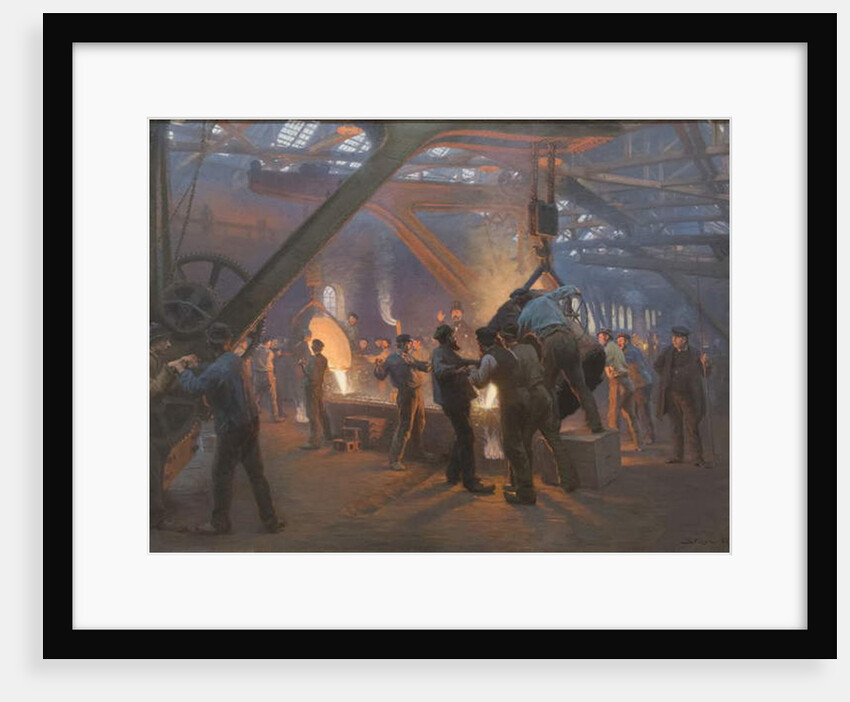 Burmeister and Wain Iron Foundry, 1885 by Peder Severin Kroyer