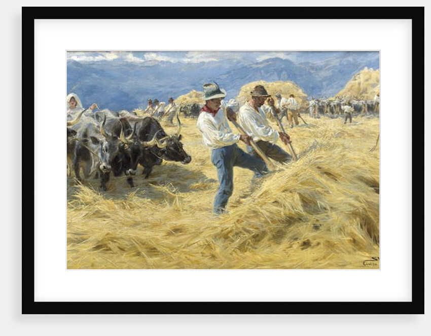 Threshing in the Abruzzi, 1890 by Peder Severin Kroyer