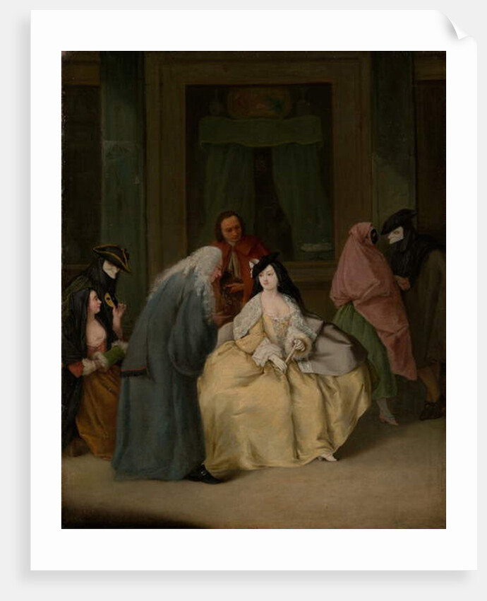 The Meeting, c.1746 by Pietro Longhi