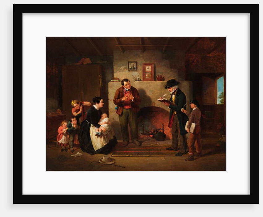 Taking the Census, 1854 by Francis William Edmonds