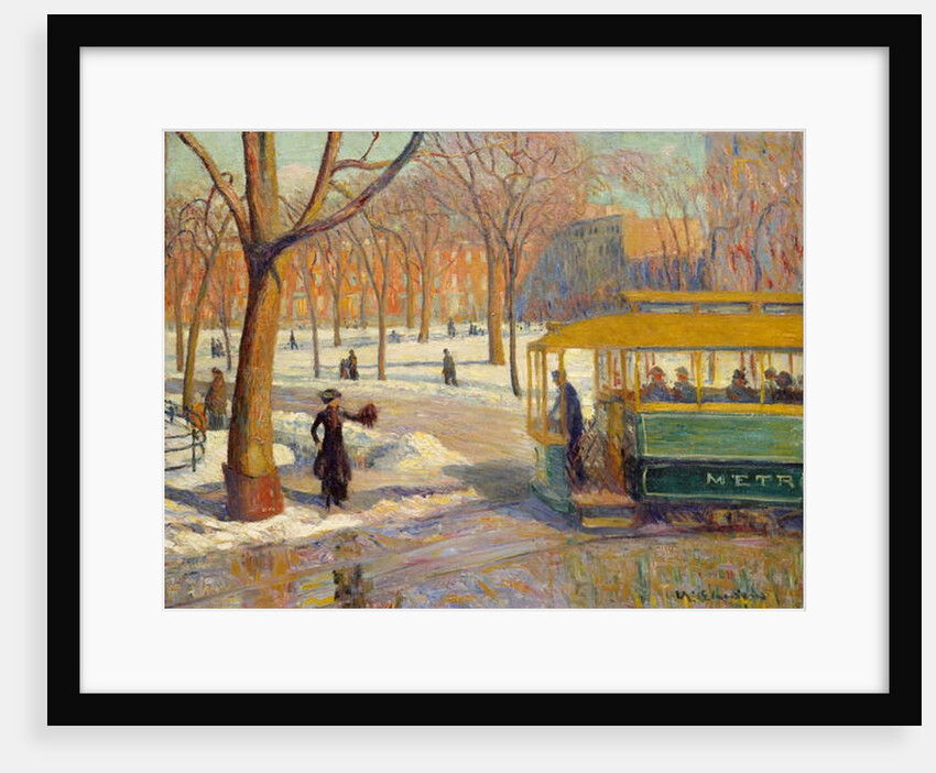 The Green Car, 1910 by William James Glackens