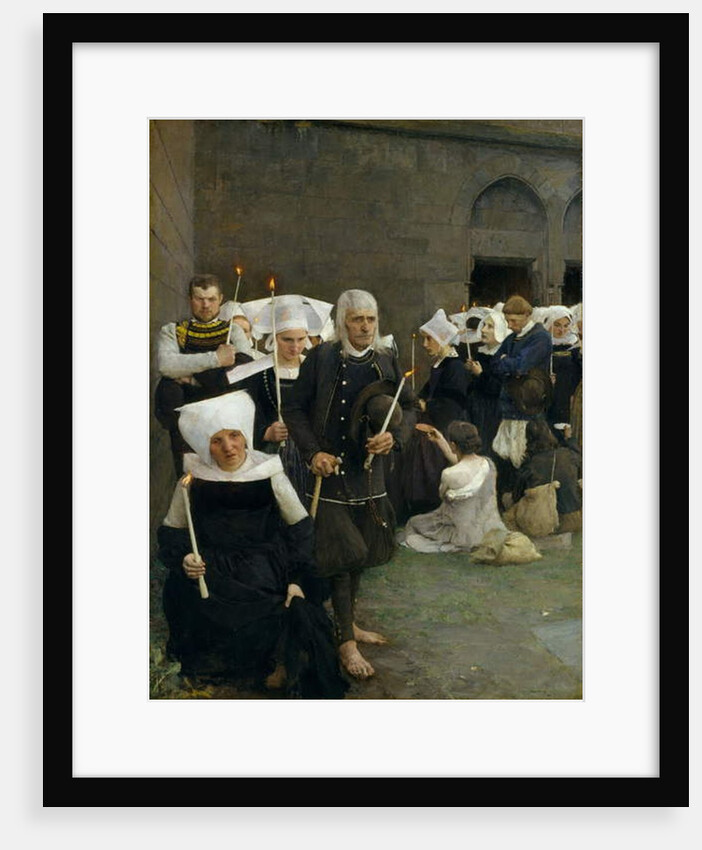 The Pardon in Brittany, 1886 by Pascal Adolphe Jean Dagnan-Bouveret