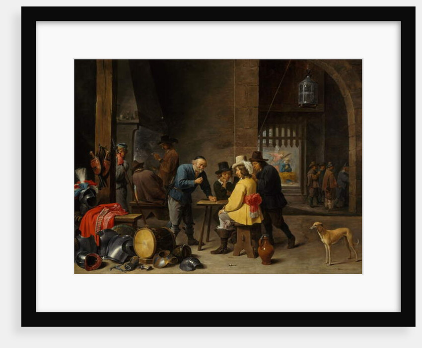Guardroom with the Deliverance of Saint Peter, c.1645-47 by David the Younger Teniers