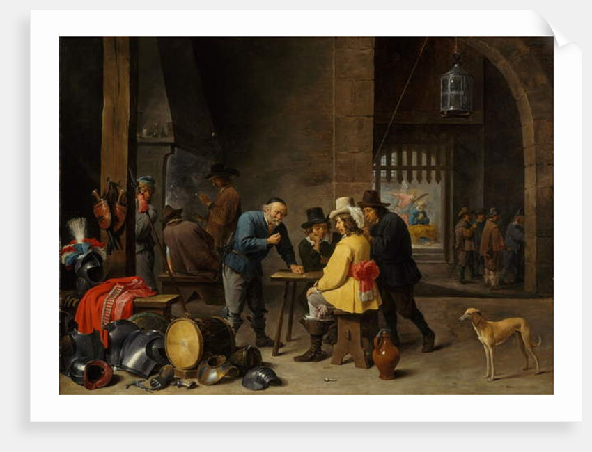 Guardroom with the Deliverance of Saint Peter, c.1645-47 by David the Younger Teniers