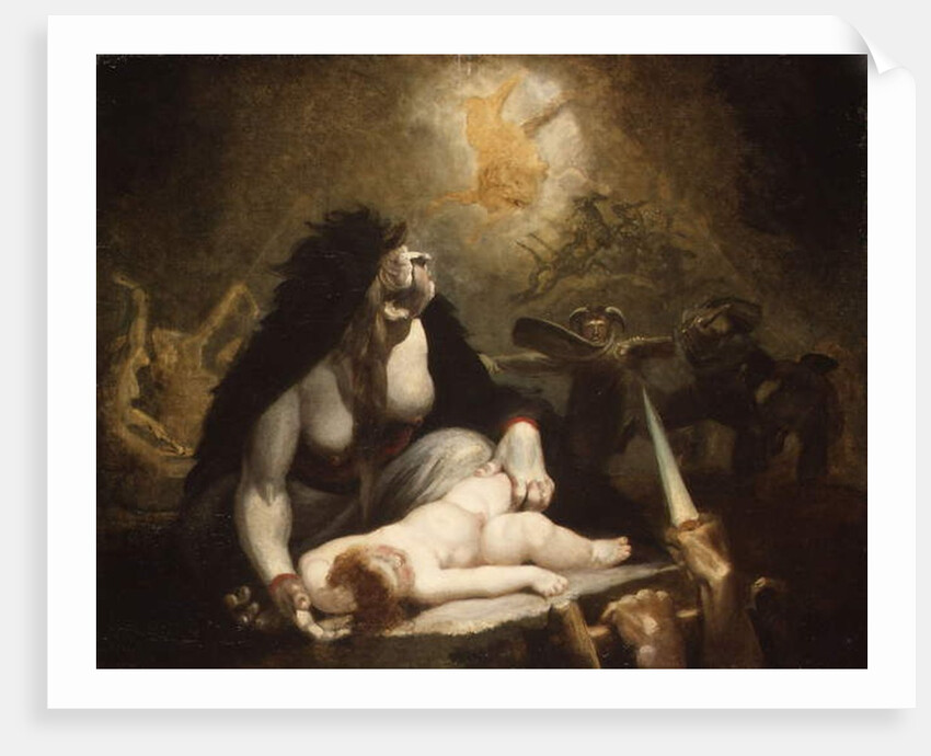 The Night-Hag Visiting Lapland Witches, 1796 by Henry Fuseli
