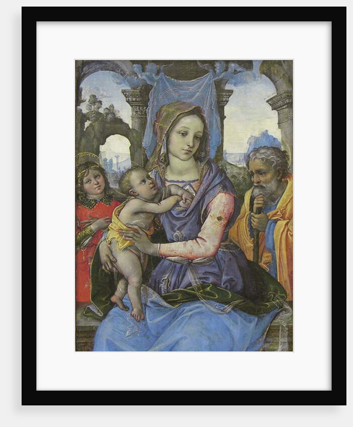 Madonna and Child with Saint Joseph and an Angel, c.1490 by Capponi