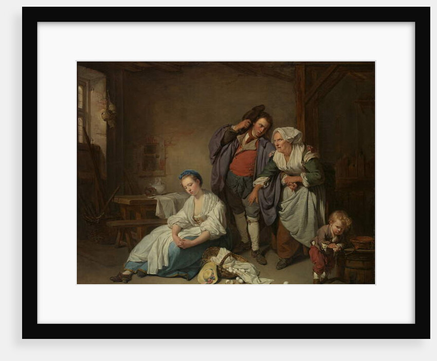 Broken Eggs, 1756 by Jean Baptiste Greuze