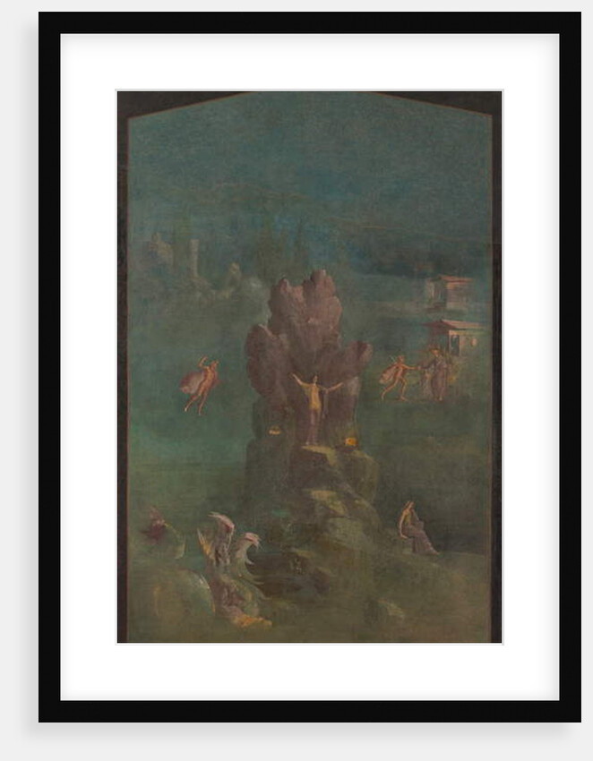 Perseus and Andromeda in landscape by Roman