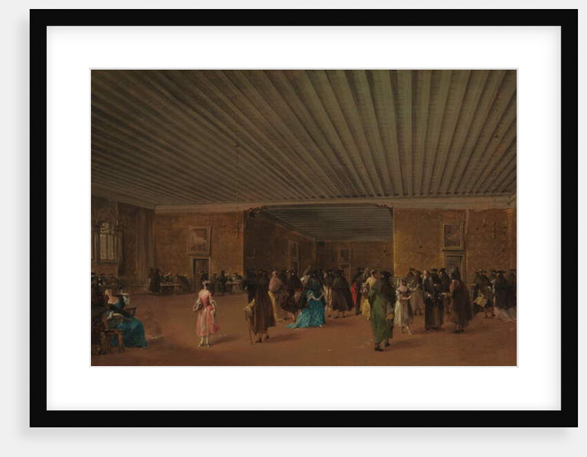The Ridotto Pubblico at Palazzo Dandolo, c.1765-68 by Francesco Guardi