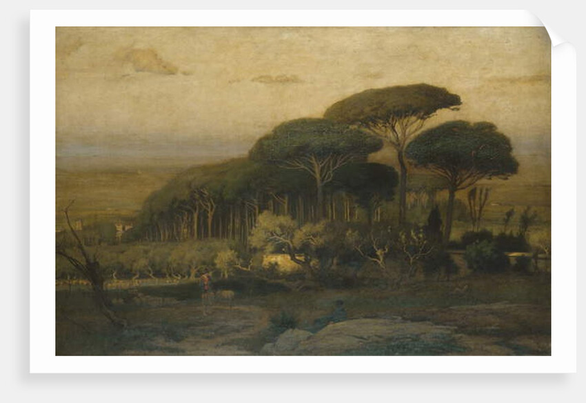 Pine Grove of the Barberini Villa, 1876 by George Snr. Inness