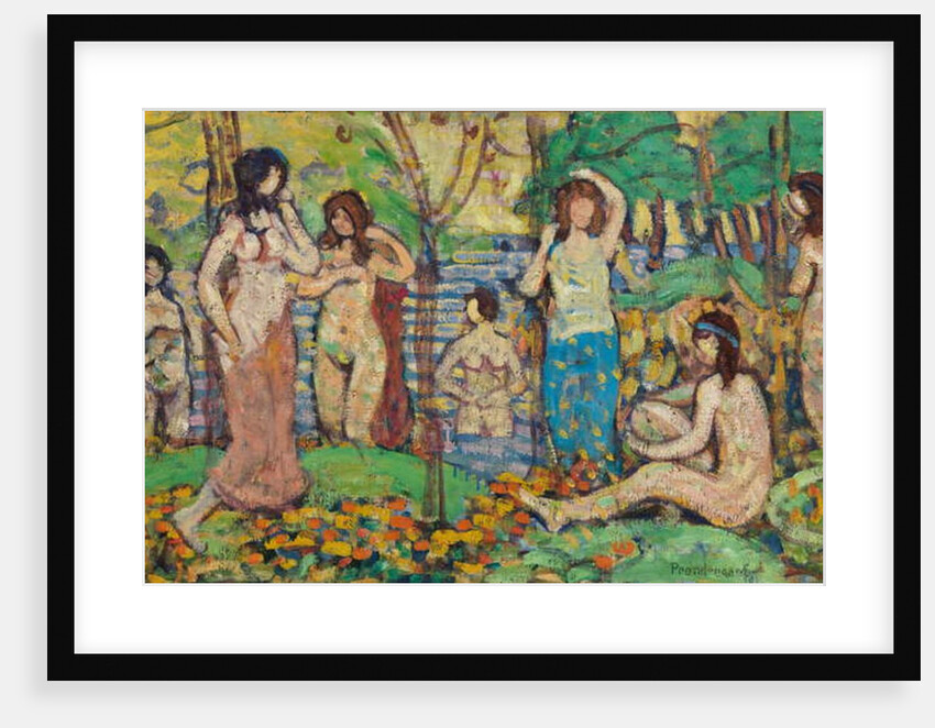 Beach No. 3, c.1913 by Maurice Brazil Prendergast