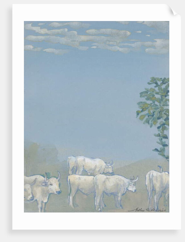 Landscape with Cows by Arthur Bowen Davies