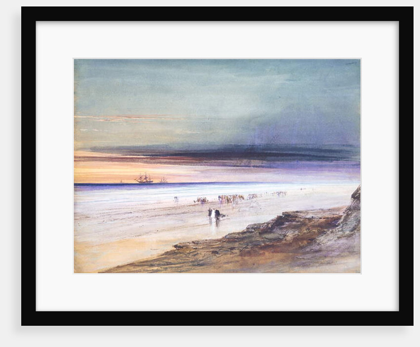 Beach Scene, c.1865 by James Hamilton