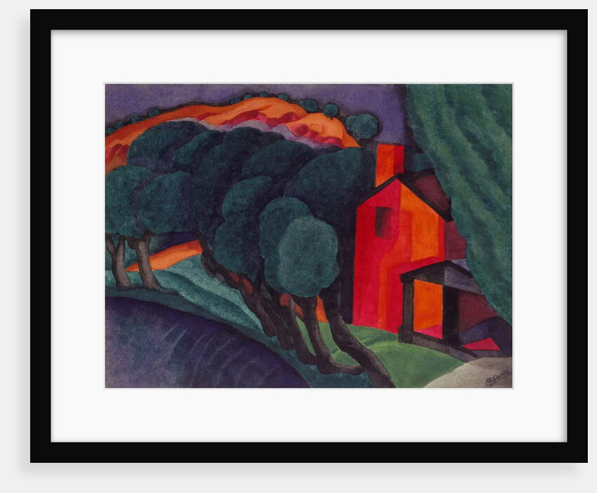 Glowing Night, 1924 by Oscar Florianus Bluemner