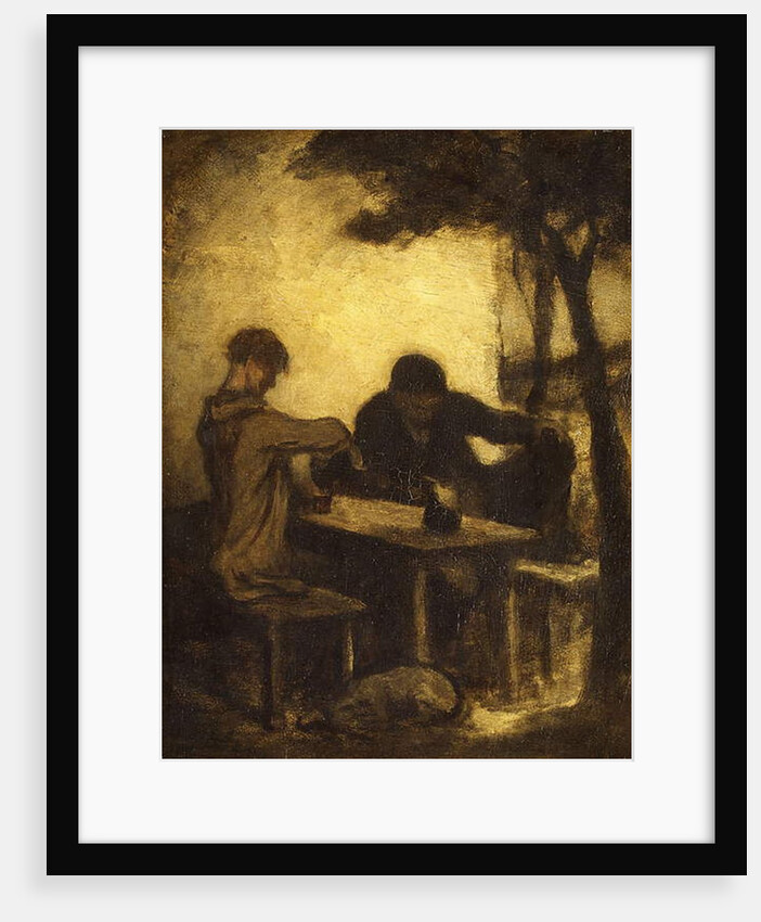 The Drinkers, 1861 by Honore Daumier