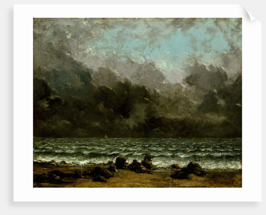 The Sea, c.1865 by Gustave Courbet