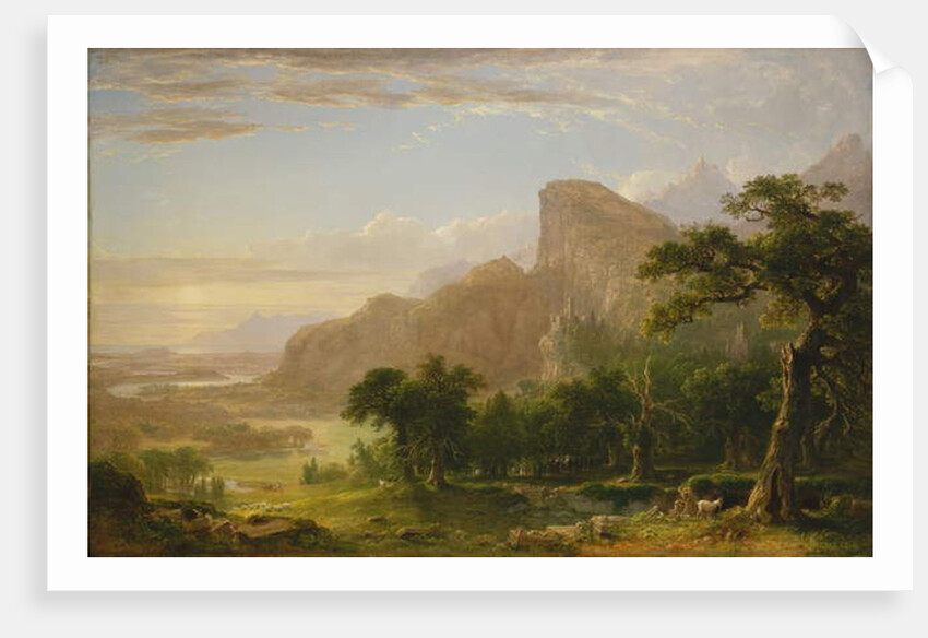 Landscape Scene from 'Thanatopsis', 1850 by Asher Brown Durand