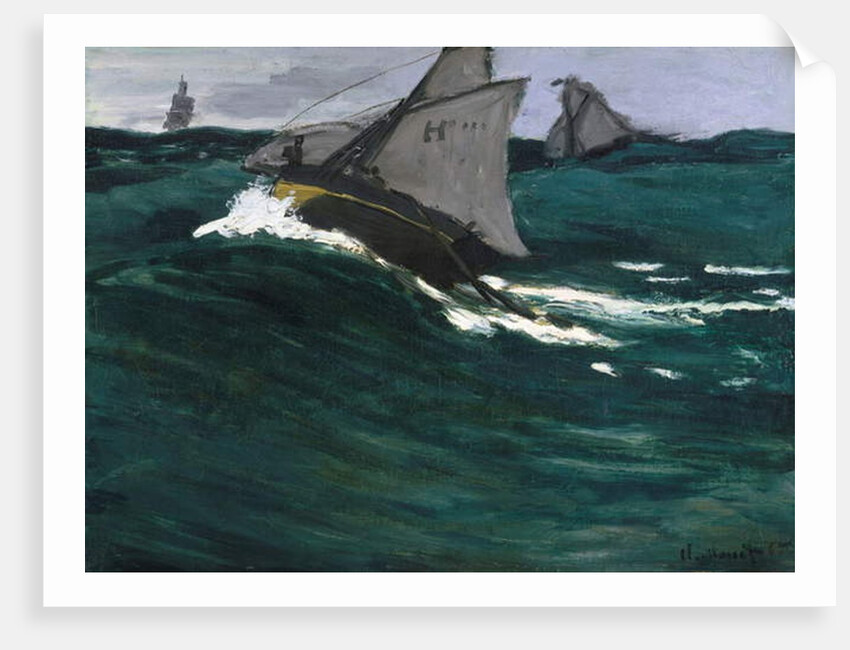 The Green Wave, c.1866-67 by Claude Monet