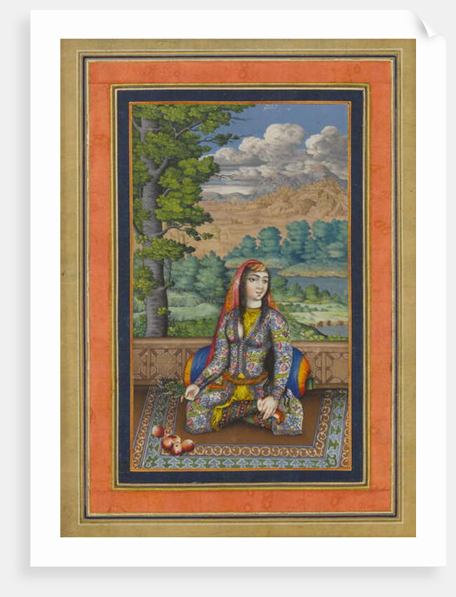 Portrait of a Persian Lady by Persian School