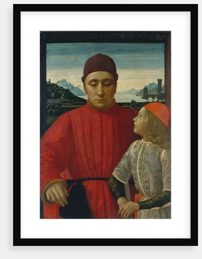 Francesco Sassetti and His Son Teodoro, c.1488 by Domenico Ghirlandaio