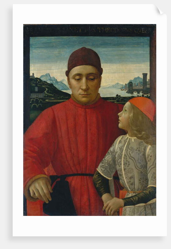 Francesco Sassetti and His Son Teodoro, c.1488 by Domenico Ghirlandaio