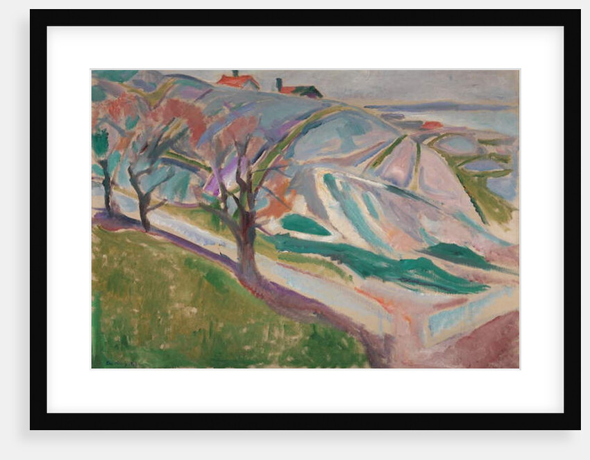 Landscape, Kragero, 1912 by Edvard Munch