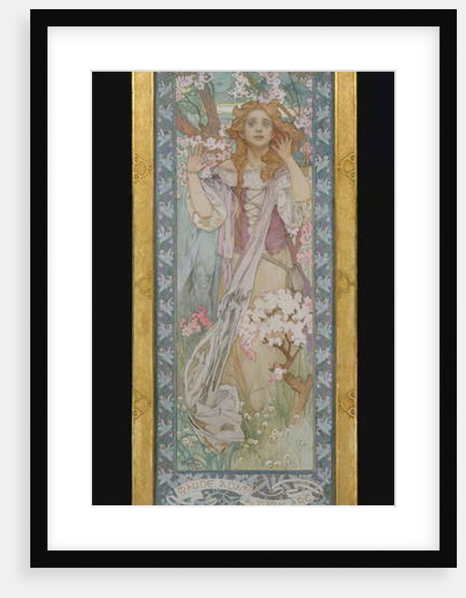 Maude Adams as Joan of Arc, 1909 by Alphonse Marie Mucha