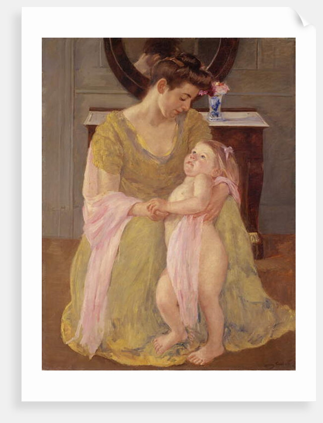 Mother and Child with a Rose Scarf, c.1908 by Mary Stevenson Cassatt