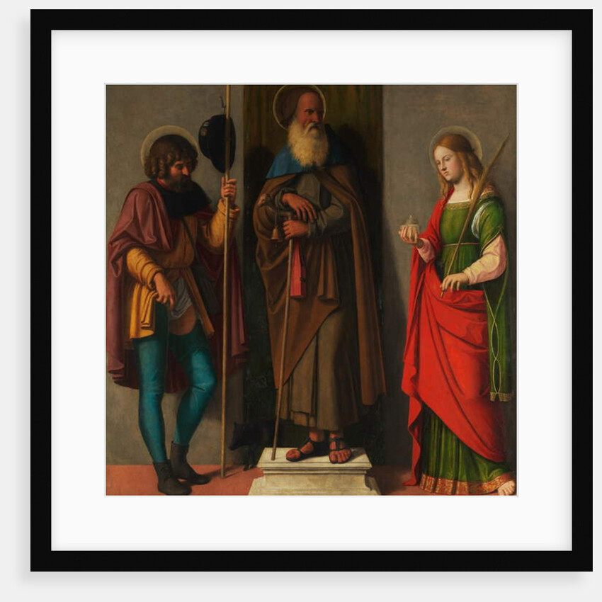 Three Saints: Roch, Anthony Abbot, and Lucy, c.1513 by Giovanni Battista Cima da Conegliano