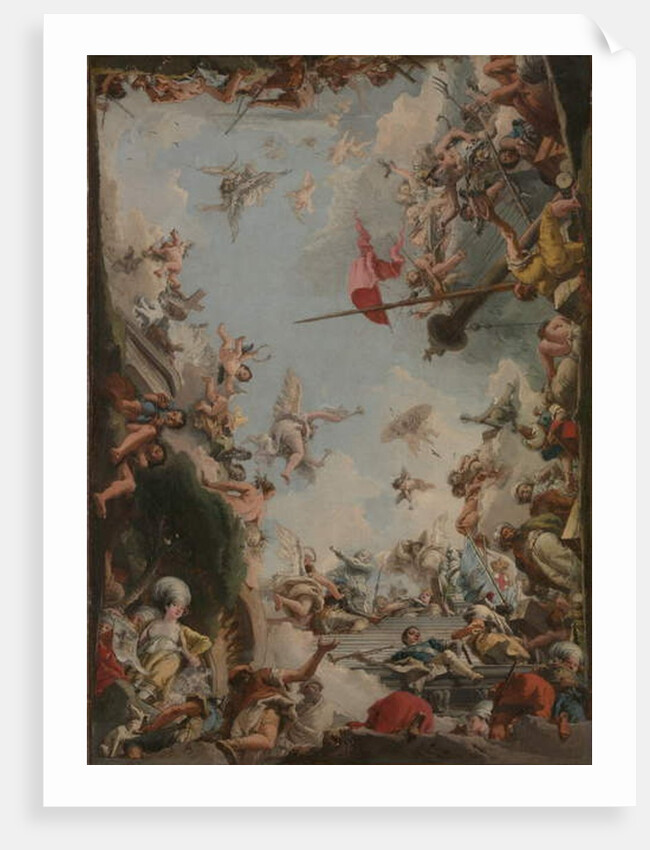 The Glorification of the Giustiniani Family, 1783 by Giandomenico Tiepolo