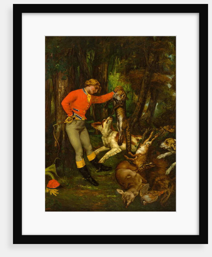 After the Hunt, c.1859 by Gustave Courbet