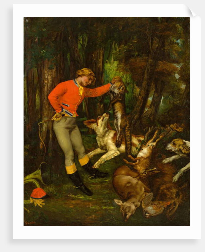 After the Hunt, c.1859 by Gustave Courbet