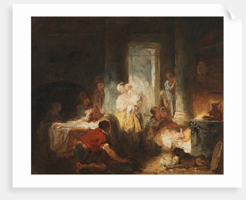 Roman Interior, c.1760 by Jean-Honore Fragonard