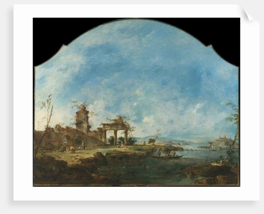 Fantastic Landscape, c.1765 by Francesco Guardi