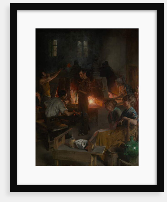 Glass Blowers of Murano, 1886 by Charles Frederic Ulrich