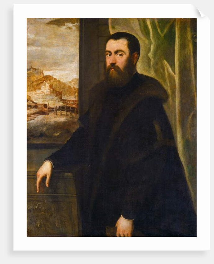 Portrait of a Venetian Senator, c.1570 by Jacopo Robusti Tintoretto