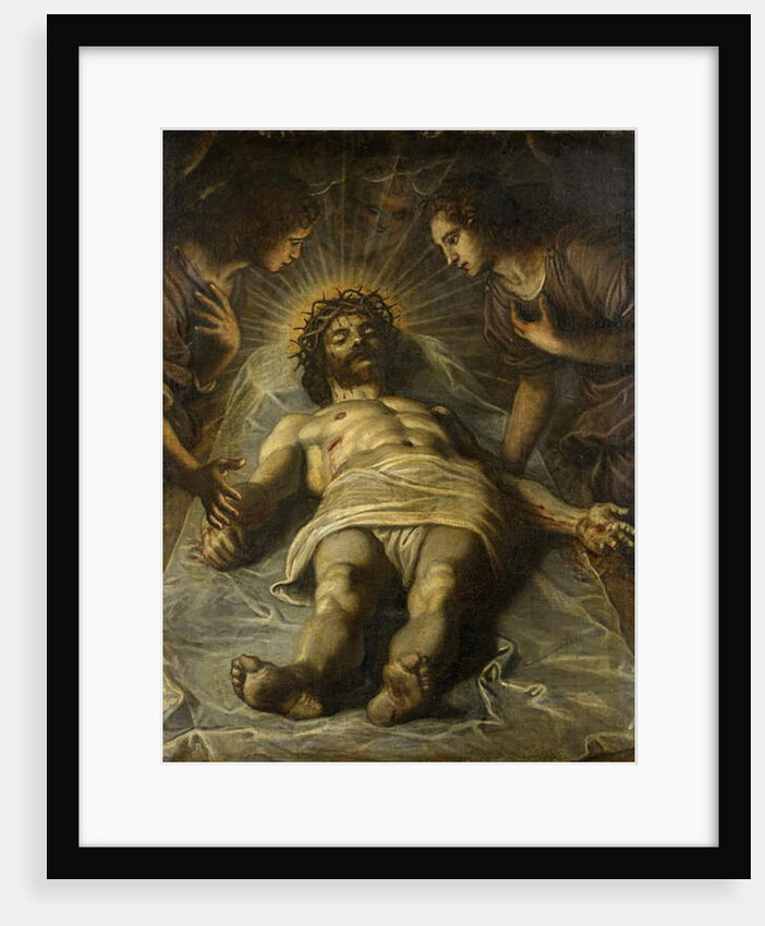 The Dead Christ with Two Angels by Jacopo Robusti Tintoretto