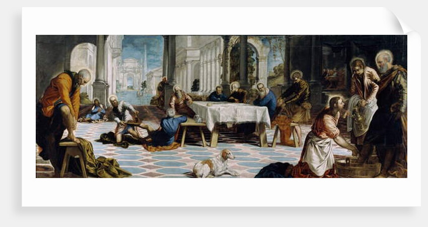 The Washing of the Feet, c.1547 by Jacopo Robusti Tintoretto