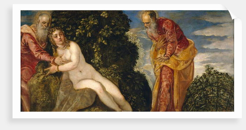 Susannah and the Elders, 1552-55 by Jacopo Robusti Tintoretto